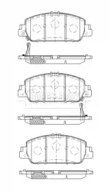 Комплект тормозных колодок (BORG & BECK: BBP2533)