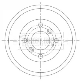 Тормозный барабан (BORG & BECK: BBR7263)