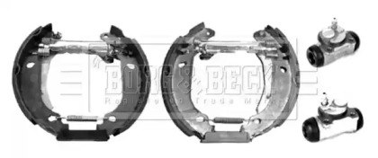 Комлект тормозных накладок (BORG & BECK: BBS1058K)