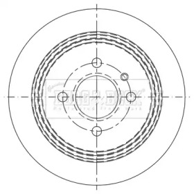 Тормозной диск (BORG & BECK: BBD5343)