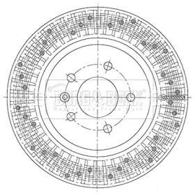 Тормозной диск (BORG & BECK: BBD6114S)
