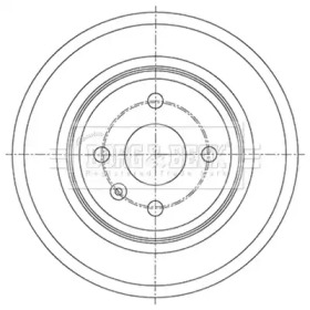 Тормозный барабан (BORG & BECK: BBR7264)