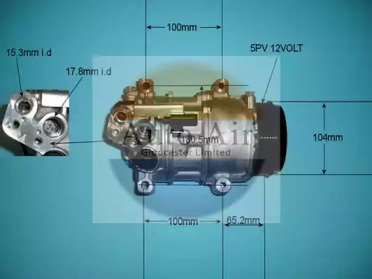 Компрессор (AUTO AIR GLOUCESTER: 14-9728)