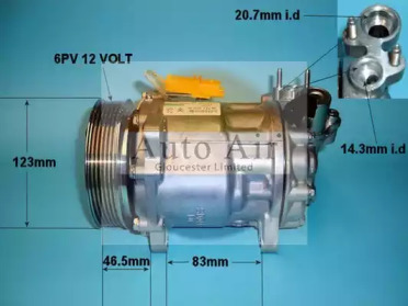 Компрессор (AUTO AIR GLOUCESTER: 14-0269)