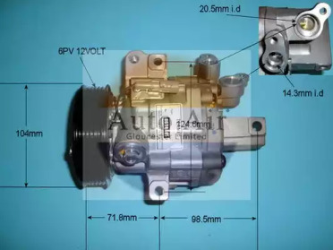 Компрессор (AUTO AIR GLOUCESTER: 14-1438R)