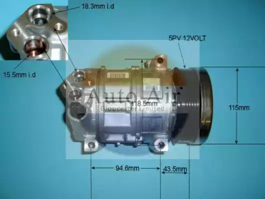 Компрессор (AUTO AIR GLOUCESTER: 14-7488)