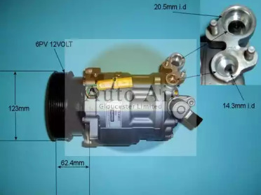 Компрессор (AUTO AIR GLOUCESTER: 14-0221R)