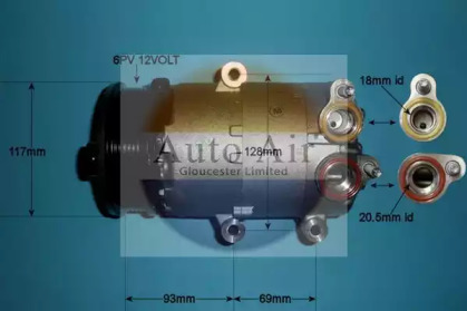 Компрессор (AUTO AIR GLOUCESTER: 14-1138)