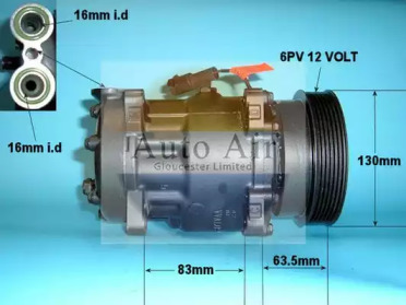 Компрессор (AUTO AIR GLOUCESTER: 14-1011R)