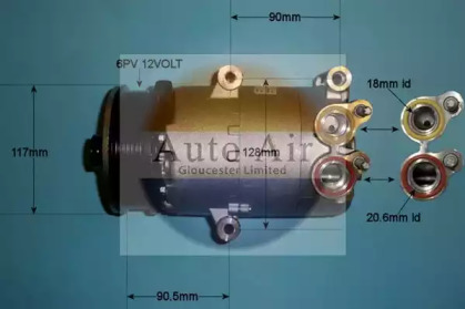 Компрессор (AUTO AIR GLOUCESTER: 14-0326)