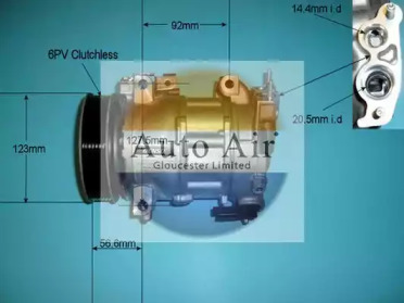 Компрессор (AUTO AIR GLOUCESTER: 14-9638)