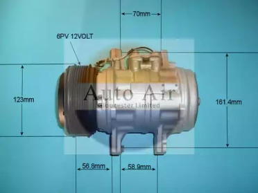 Компрессор (AUTO AIR GLOUCESTER: 14-6095R)