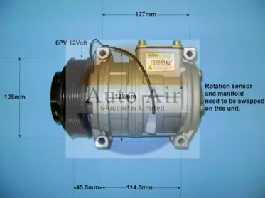 Компрессор (AUTO AIR GLOUCESTER: 14-6254P)