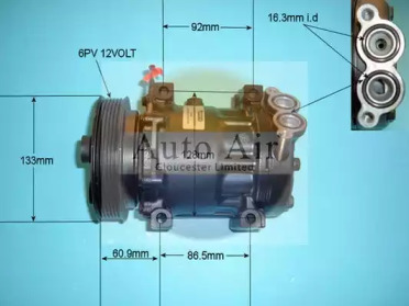 Компрессор (AUTO AIR GLOUCESTER: 14-7823R)