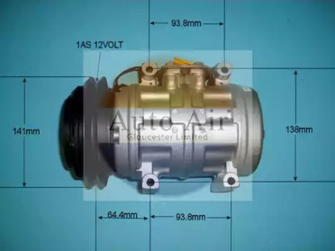 Компрессор (AUTO AIR GLOUCESTER: 14-6243R)