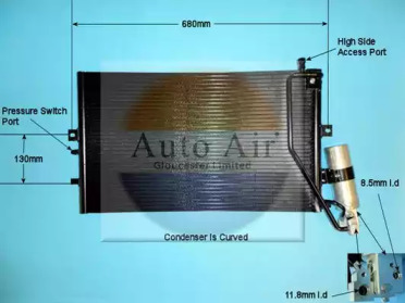 Конденсатор (AUTO AIR GLOUCESTER: 16-1324A)