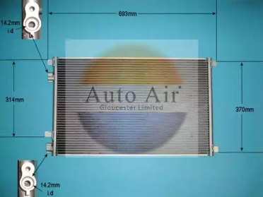 Конденсатор (AUTO AIR GLOUCESTER: 16-1043A)