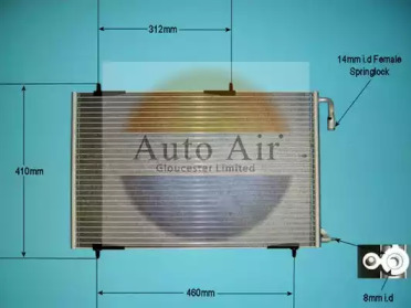 Конденсатор (AUTO AIR GLOUCESTER: 16-8910A)