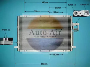 Конденсатор (AUTO AIR GLOUCESTER: 16-1077)