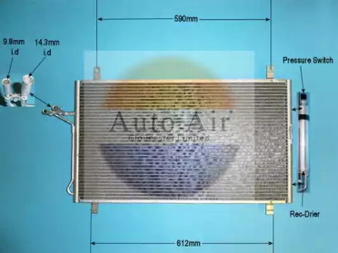 Конденсатор (AUTO AIR GLOUCESTER: 16-1088)