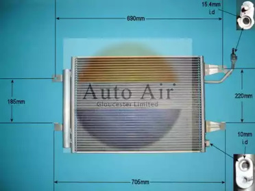 Конденсатор (AUTO AIR GLOUCESTER: 16-1069)