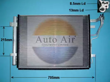 Конденсатор (AUTO AIR GLOUCESTER: 16-1096)