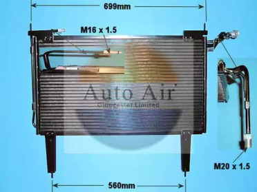 Конденсатор (AUTO AIR GLOUCESTER: 16-1166)