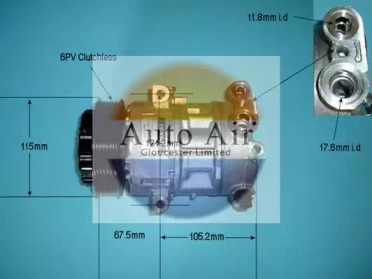 Компрессор (AUTO AIR GLOUCESTER: 14-1447)