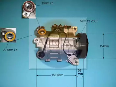 Компрессор (AUTO AIR GLOUCESTER: 14-1310)