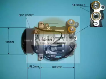 Компрессор (AUTO AIR GLOUCESTER: 14-1313)