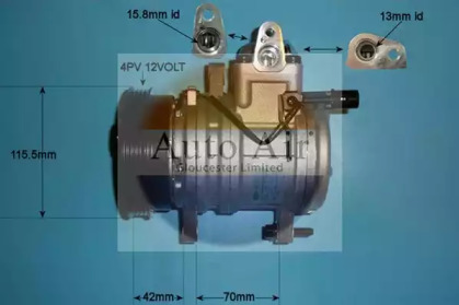 Компрессор (AUTO AIR GLOUCESTER: 14-1037)