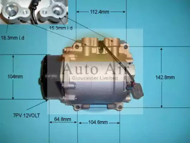 Компрессор (AUTO AIR GLOUCESTER: 14-9724P)