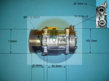 Компрессор (AUTO AIR GLOUCESTER: 14-1239)