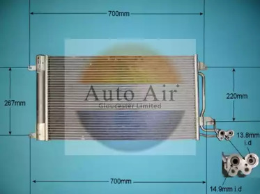 Конденсатор (AUTO AIR GLOUCESTER: 16-9007)