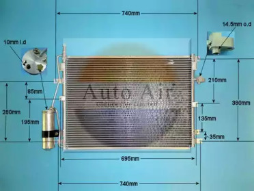 Конденсатор (AUTO AIR GLOUCESTER: 16-6555)