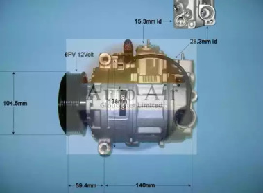 Компрессор (AUTO AIR GLOUCESTER: 14-9741)