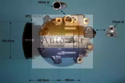 Компрессор (AUTO AIR GLOUCESTER: 14-1459)