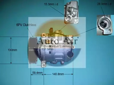 Компрессор (AUTO AIR GLOUCESTER: 14-1257)