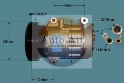 Компрессор (AUTO AIR GLOUCESTER: 14-1111P)