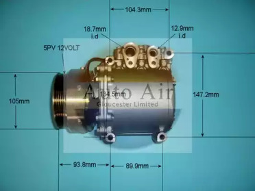 Компрессор (AUTO AIR GLOUCESTER: 14-1189P)