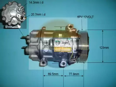 Компрессор (AUTO AIR GLOUCESTER: 14-1270)