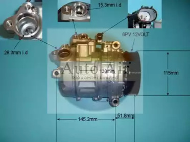 Компрессор (AUTO AIR GLOUCESTER: 14-9151)