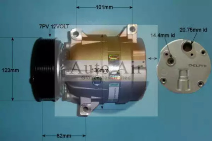 Компрессор (AUTO AIR GLOUCESTER: 14-1118)