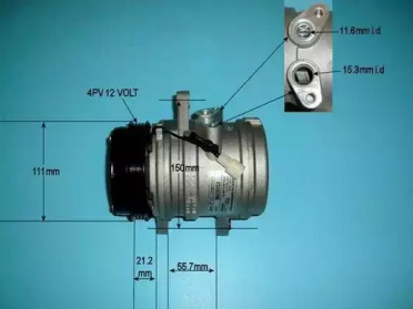 Компрессор (AUTO AIR GLOUCESTER: 14-1172)