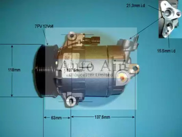 Компрессор (AUTO AIR GLOUCESTER: 14-9155)