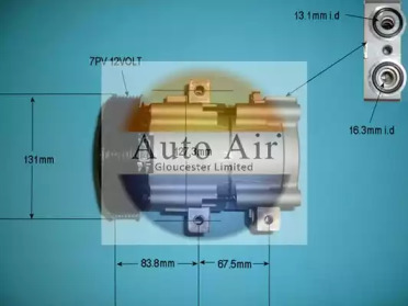 Компрессор (AUTO AIR GLOUCESTER: 14-8146P)