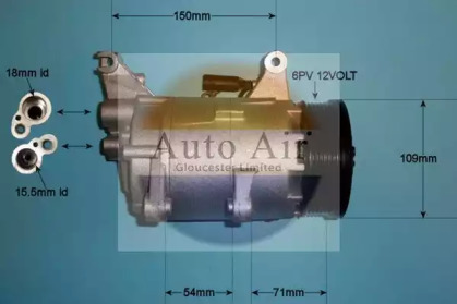 Компрессор (AUTO AIR GLOUCESTER: 14-0007P)