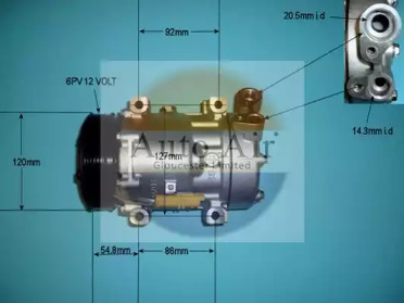 Компрессор (AUTO AIR GLOUCESTER: 14-1248P)