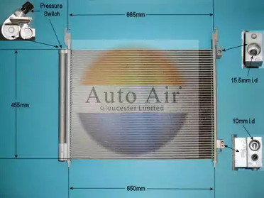 Конденсатор (AUTO AIR GLOUCESTER: 16-9809A)