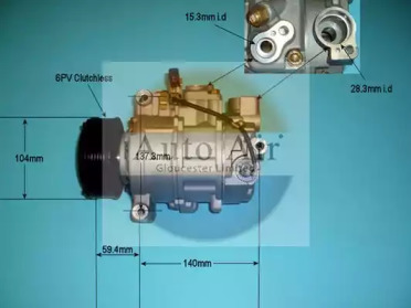 Компрессор (AUTO AIR GLOUCESTER: 14-9721P)